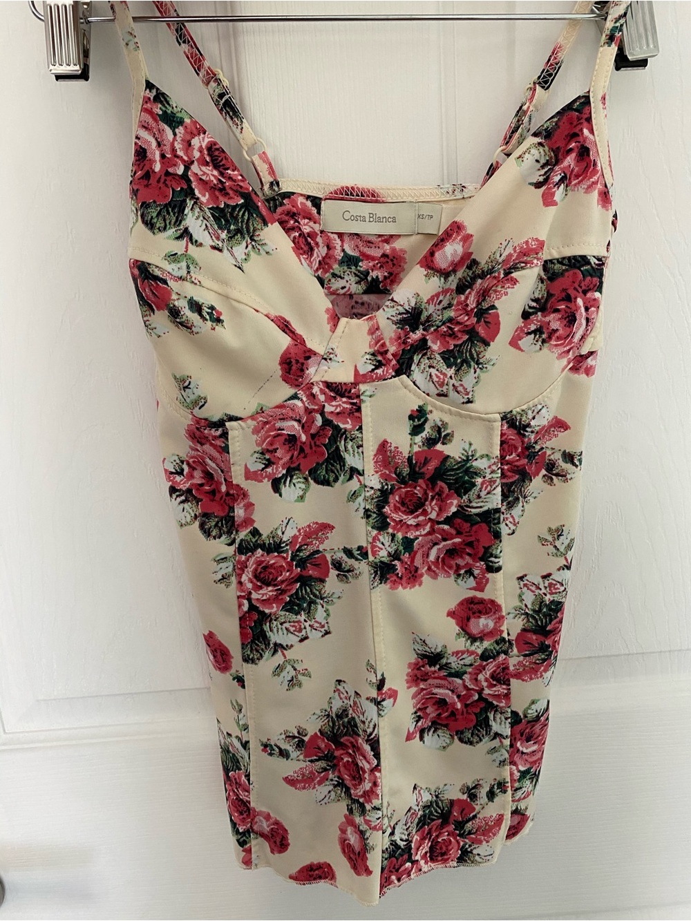Costa Blanca Flower Tank Top